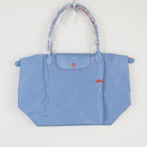 longchamp medium canvas club shoulder tote bag